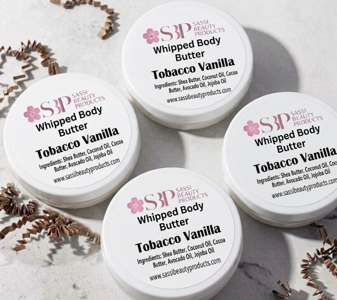 Tobacco and Vanilla Whipped Body Butter